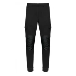 Homme GABION UNLIMITED PANTALON CARGO MOLLETONE NOIR