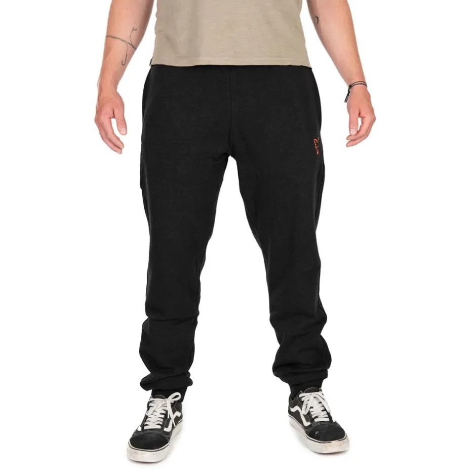 FOX PANTALON JOGGING NOIR ORANGE