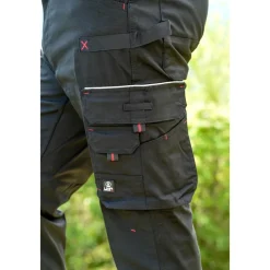 Homme LMA PANTALON TRAVAIL BASALTE NOIR