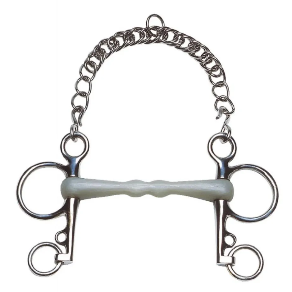 FEELING PELHAM FLEXI/INOX DROIT POMME
