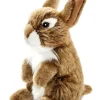 Enfant ANIMA PELUCHE LAPIN BRUN ASSIS 17CM