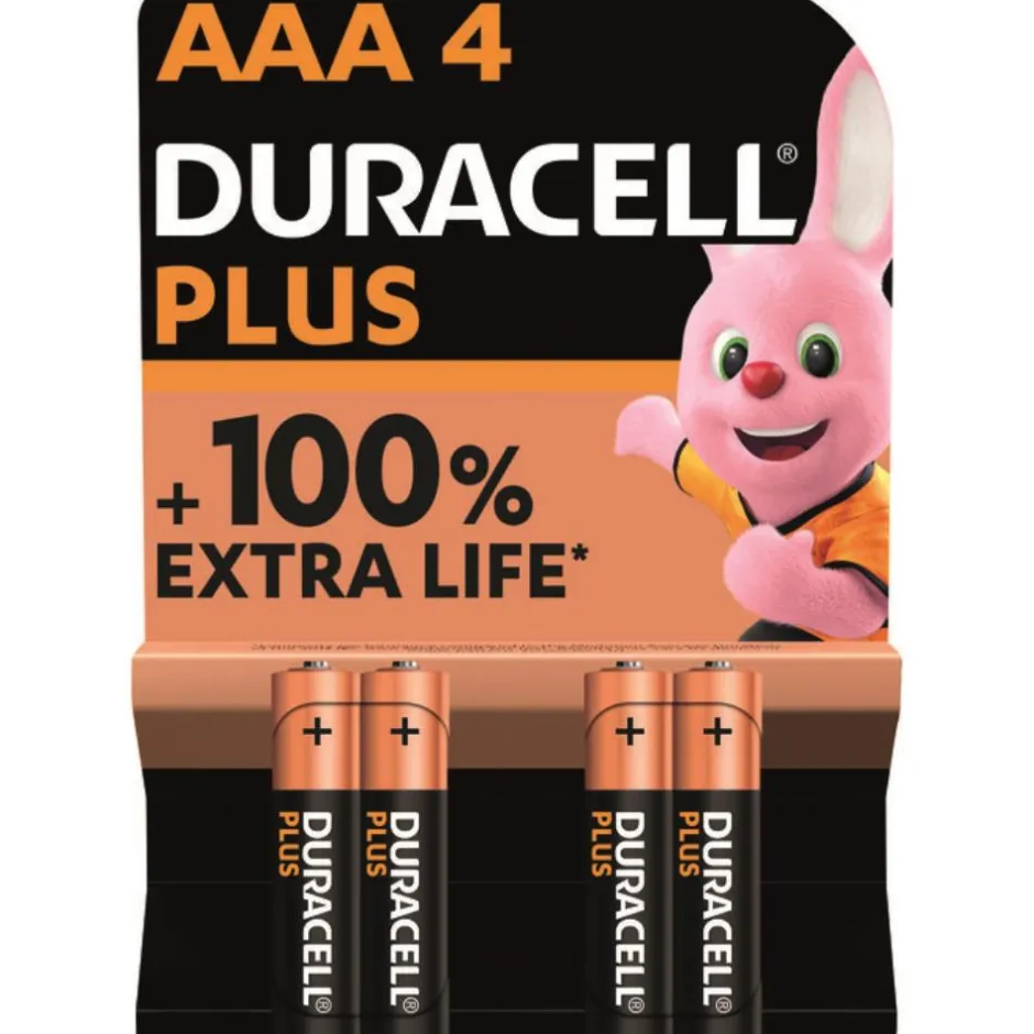 DURACELL PILE AAA/LR03 100% + X4