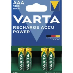 VARTA PILE AAA/R03 RECHARGEABLE X4 1000MAH