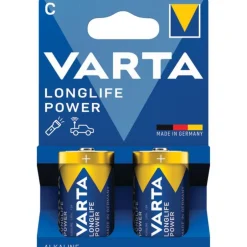 VARTA PILE C/LR14 LONGLIFE POWER X2