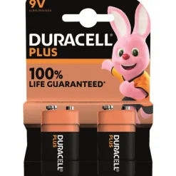 DURACELL PILE 9V 100% + X2