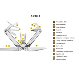 LEATHERMAN PINCE CURL MULTIFONCTIONS 15 OUTILS