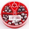 LEMER PLOMB BOITE BALLE RONDE PERCEE X5