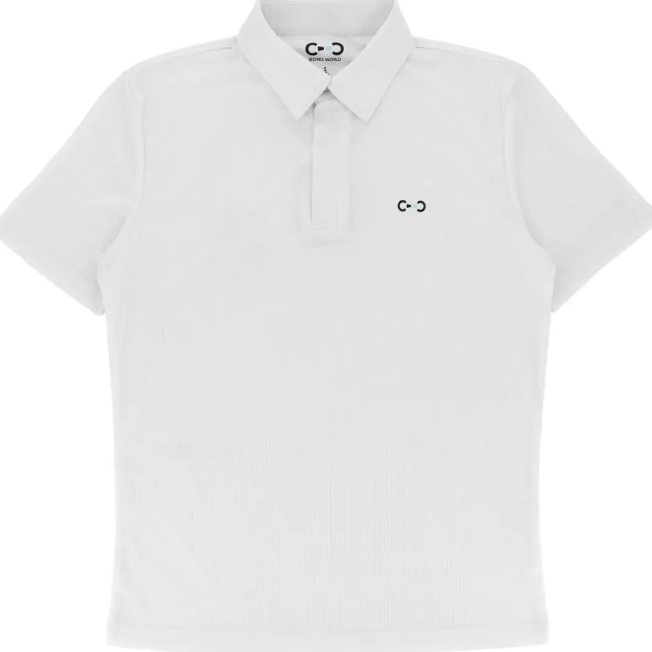 Homme RIDING WORLD POLO DE CONCOURS ROMAIN HOMME BLANC