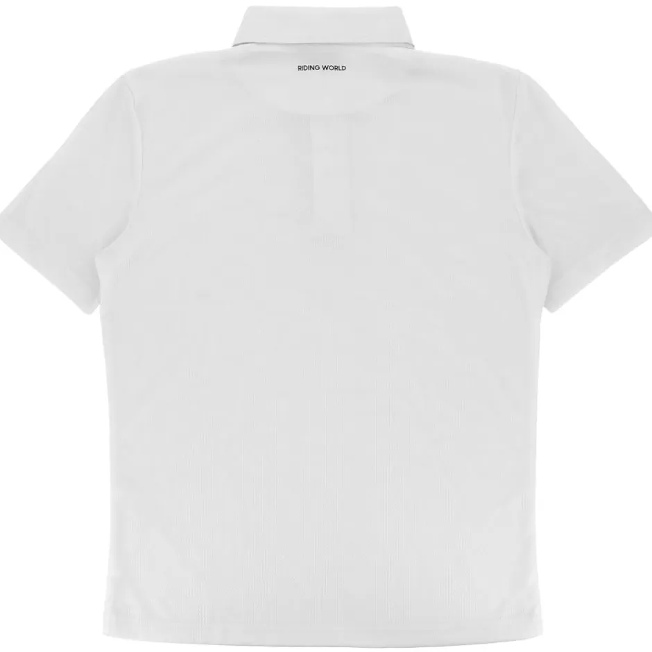 Homme RIDING WORLD POLO DE CONCOURS ROMAIN HOMME BLANC