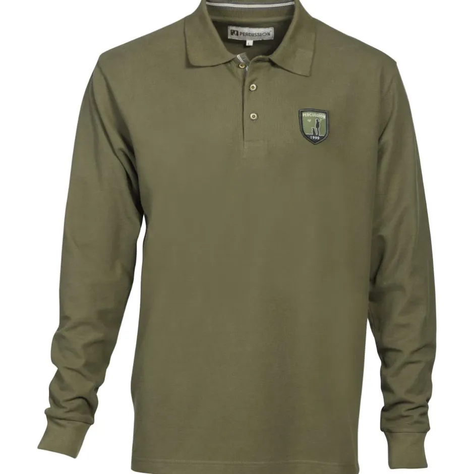 Homme PERCUSSION POLO MANCHES LONGUES HOMME BRODE