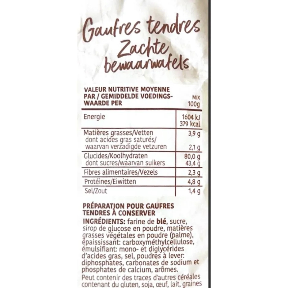 SOEZIE PREPARATION A GAUFRES TENDRES 0.5KG