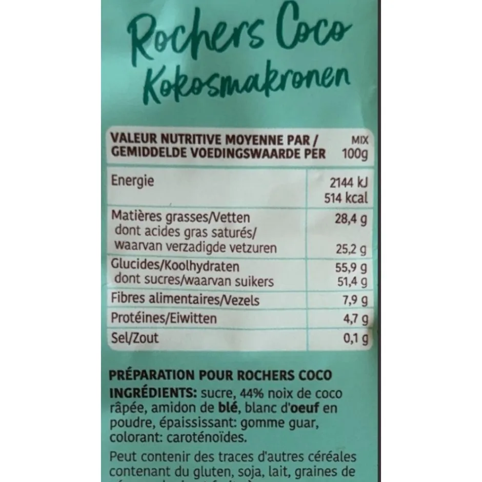 SOEZIE PREPARATION A ROCHERS COCO 0.40KG