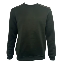 Homme TERZEO PASSIONNÉS DE NATURE PULL AGEN COL ROND KAKI