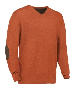 Homme CLUB INTERCHASSE PULL COL V WELSON ROUILLE