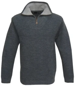 Homme KALAHARI PULL COL ZIP CAMIONNEUR JEAN
