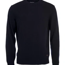 Homme BARBOUR PULL ESSENTIAL PATCH NAVY