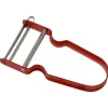 VICTORINOX RASOIR A LEGUMES MANCHE EN ALU ROUGE