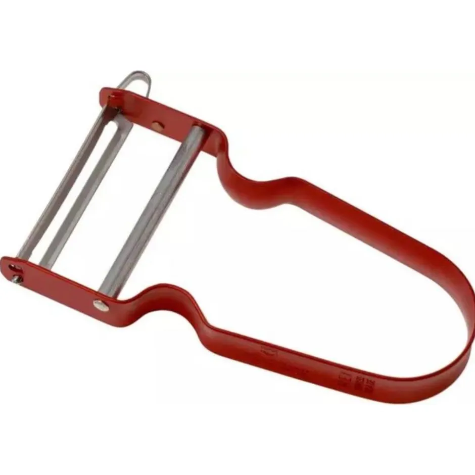 VICTORINOX RASOIR A LEGUMES MANCHE EN ALU ROUGE