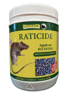 LUCIFER RATICIDE BLÉ BRODIFACOUM 3X50G