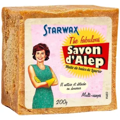 STARWAX THE FABULOUS SAVON ALEP CUBE 200G