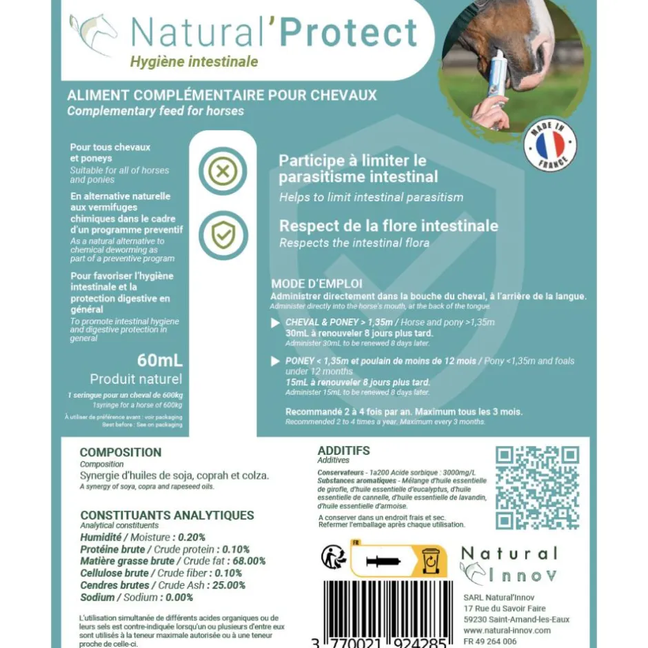 NATURAL INNOV SERINGUE NATURAL'PROTECT
