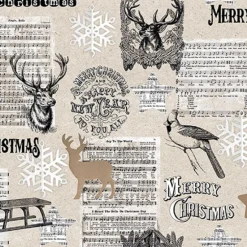 AMBIENTE SERVIETTE MERRY CHRISTMAS CERF