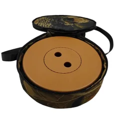 TERZEO CHASSEURS SIEGE RETRACTABLE MARRON AVEC HOUSSE