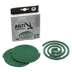 CAO SPIRALES ANTI-MOUSTIQUE A BASE DE SCIURE DE HÊTRE X10