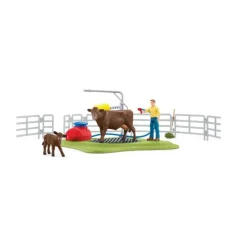Enfant SCHLEICH STATION DE LAVAGE POUR VACHES