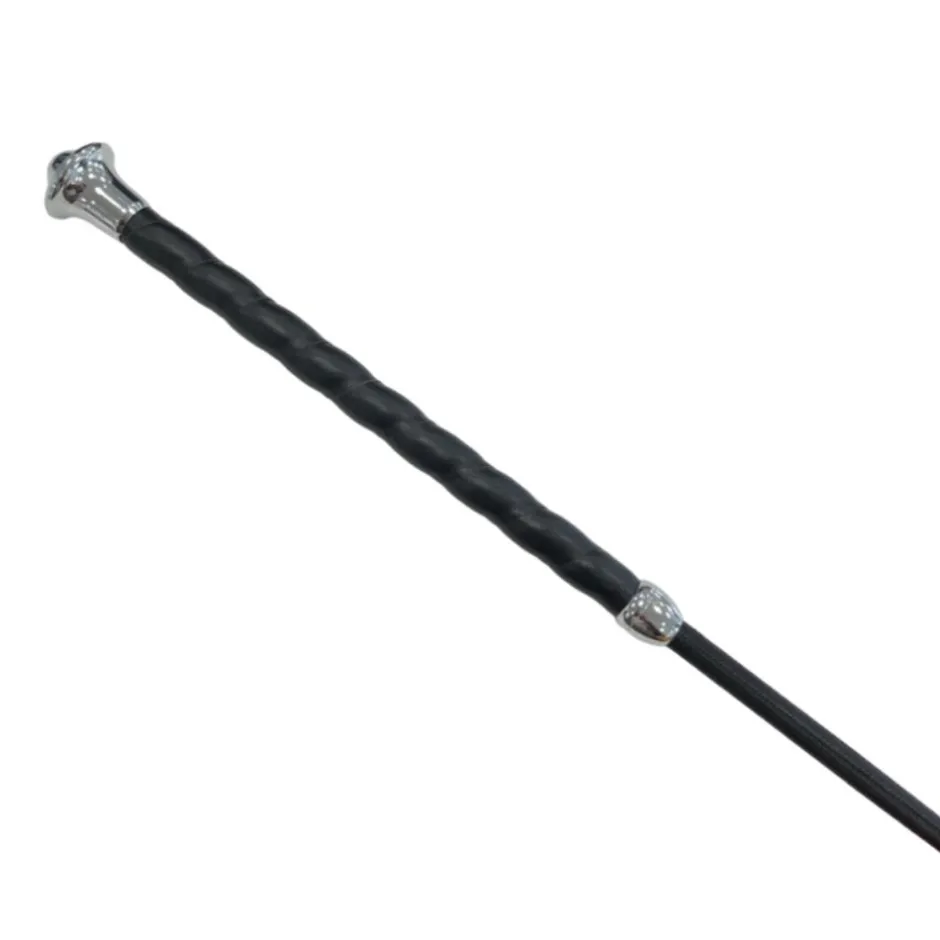 TERZEO CAVALIERS STICK DE DRESSAGE NOIR ET ARGENT