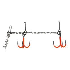 VMC STINGER DOUBLE PIKE CHAIN UV ORANGE