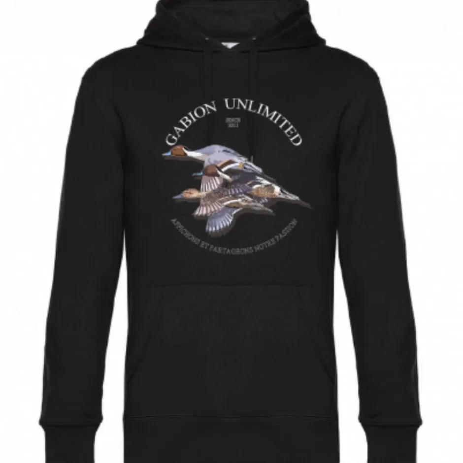 Homme GABION UNLIMITED SWEAT CAPUCHE HOMME DH PILET NOIR