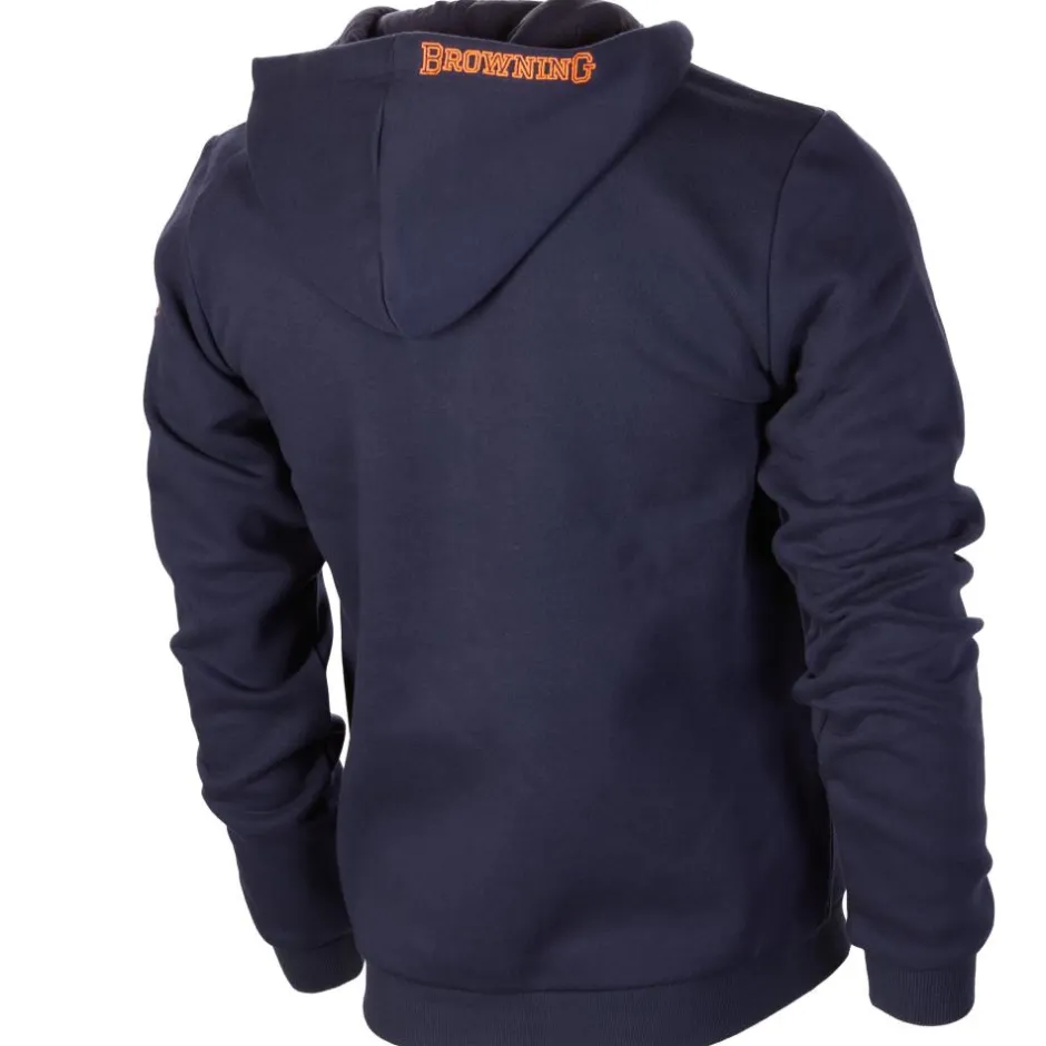 Homme BROWNING SWEAT CAPUCHE SNAPSHOT BLEU