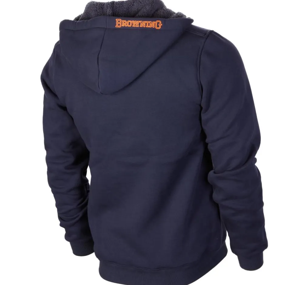 Homme BROWNING SWEAT CAPUCHE SNAPSHOT WARM BLEU