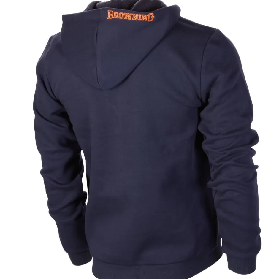 Homme BROWNING SWEAT CAPUCHE ZIP SNAPSHOT BLEU