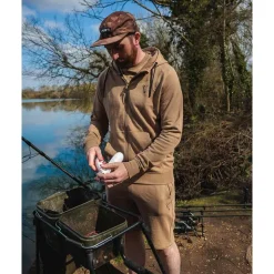 FOX SWEAT ZIPPE LW TAN LTD