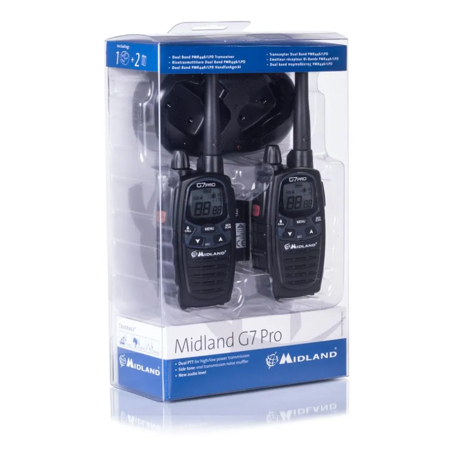 MIDLAND TALKIE WALKIE G7 PRO NOIR X2