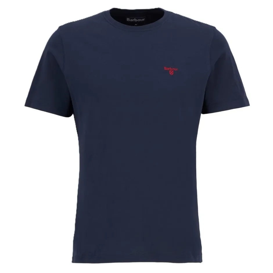 Homme BARBOUR TEE SHIRT ESSENTIAL SPORTY NAVY