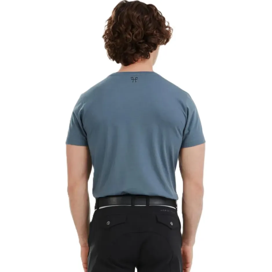 Homme HORSE PILOT TEE-SHIRT TEAM HOMME INDIGO