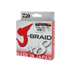 DAIWA TRESSE JBRAID 8B MULTICOLORE 300M