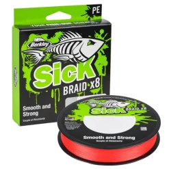 BERKLEY TRESSE SICK BRAID ROUGE 150M