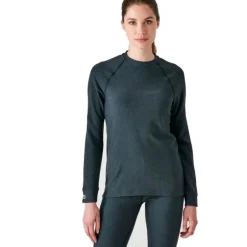 Femme DAMARTSPORT TSHIRT FEMME COL ROND COMFORT4 NOIR