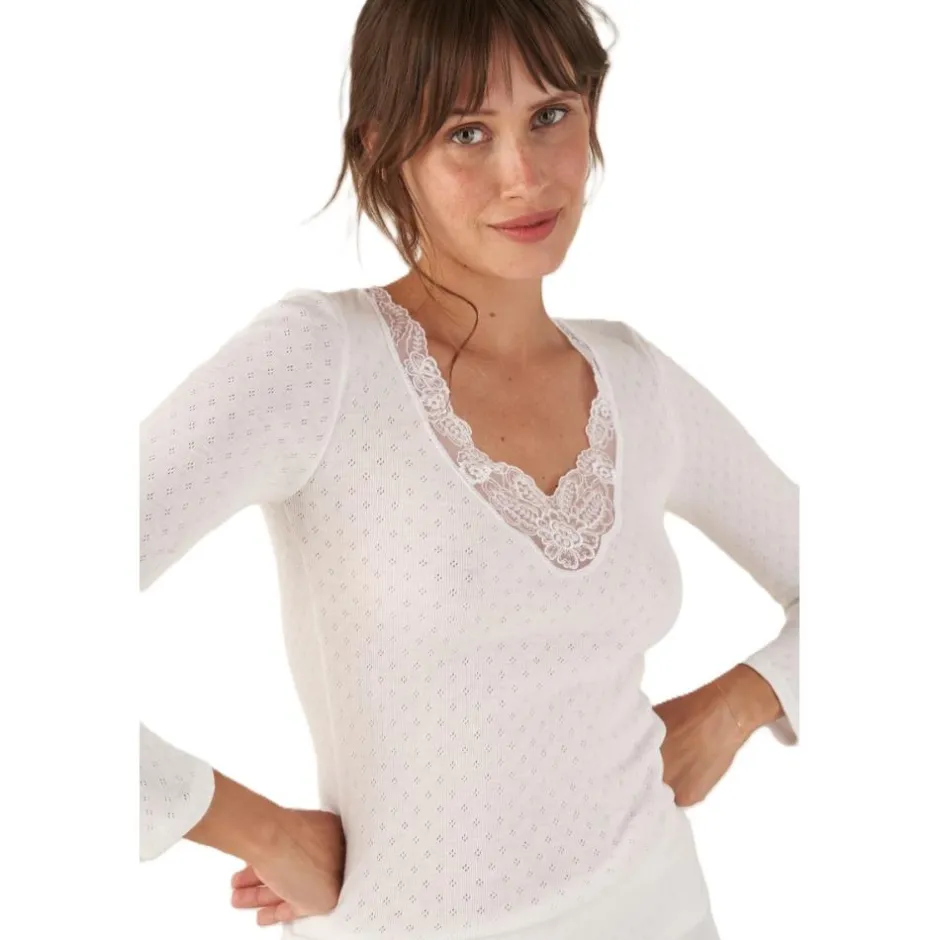 Femme DAMARTSPORT TSHIRT FEMME THERMOLACTYL 4 BLANC