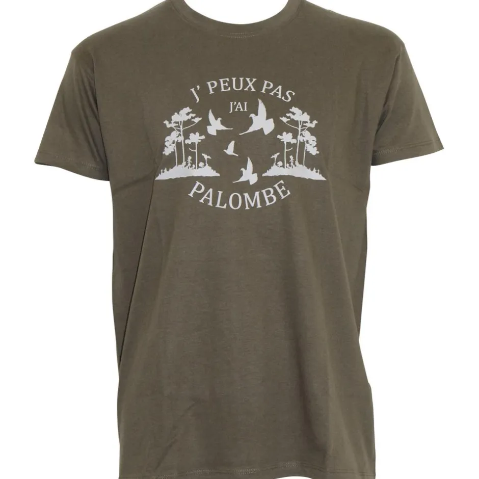 Homme BARTAVEL TSHIRT JPEUX PAS JAI PALOMBE KAKI