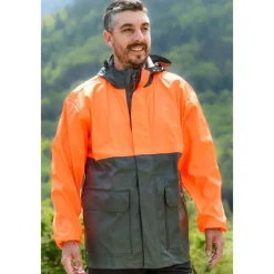 Homme LMA VESTE DE PLUIE GRELE BICOLORE