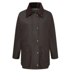 Femme OXFORD BLUE VESTE FEMME HUILEE COUNTRY BROWN