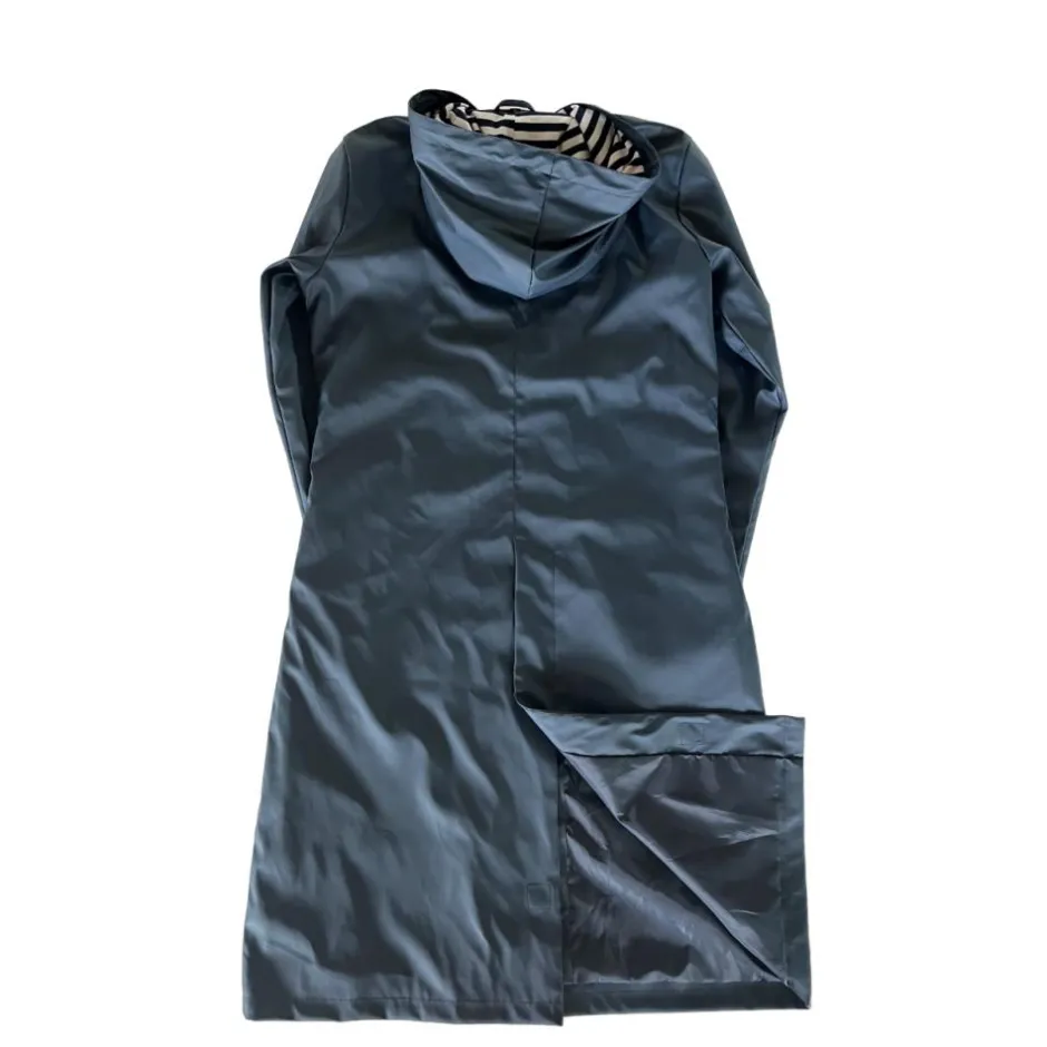 Femme TERZEO CAVALIERS VESTE LONGUE IMPERMEABLE CABOURG MARINE